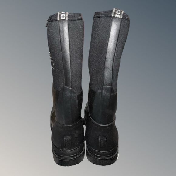 NWT Bogs Black Forge Steel Toe Snow Work Boots Size Men 4 Women 6 - Picture 7 of 12